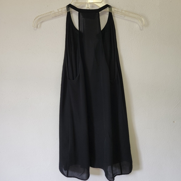 A.L.C./ Black Silk Moran Keyhole Sleeveless Top - Picture 6 of 9